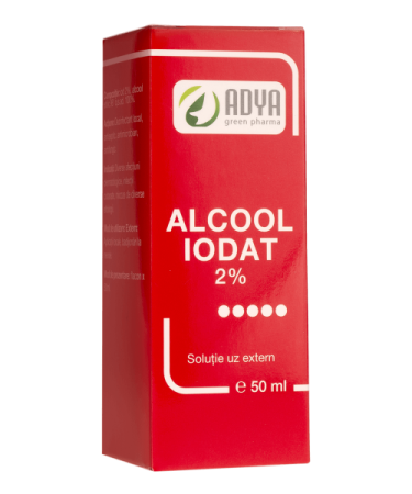 Vitamine Si Suplimente - Alcool Iodat 2% Soluție Uz Extern 50 ml