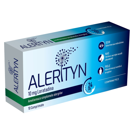 Ameliorare simptome raceala si gripa - Alerityn 10 mg x 10 comprimate BIOFARM SA