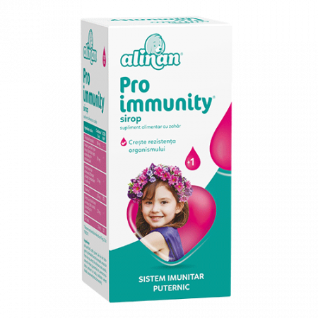 Alinan Proimmunity sirop, 150 ml + Servetele umede cadou [1]