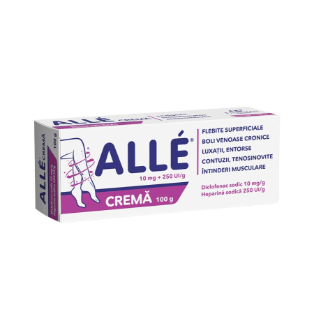 Alle 10mg+250UI/g cremă x 100 g, fiterman s r l romania