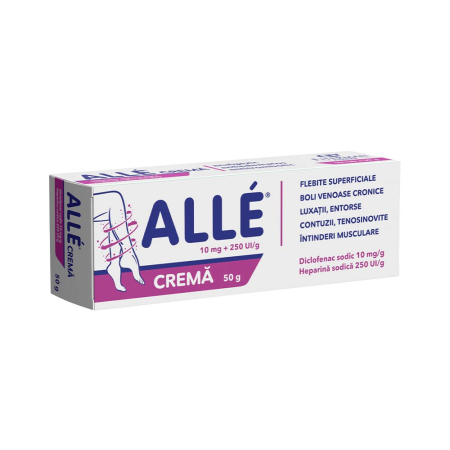Alle cremă 10 mg+250 UI x 50 g Fiterman SRL România
