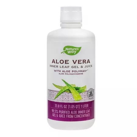 Multivitamine si minerale adulti - Aloe Vera Gel Juice Natures Way 1000 ml