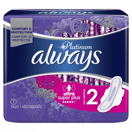 Altele - Absorbante Always Platinum Super X 7 Bucati