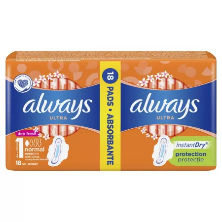 PRODUSE - Always Absorbante Ultra Normal Deo Fresh , 18bucati