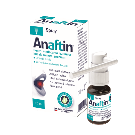 Tratamente bucale - Anaftin Spray 15 ml Sinclair Pharma