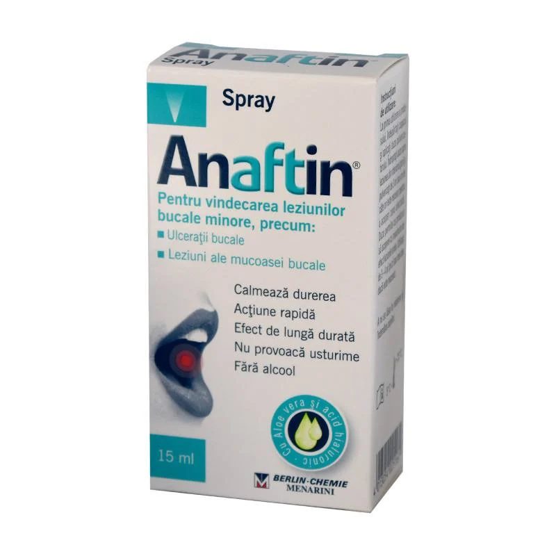 Tratamente bucale - Anaftin Spray 15 ml Sinclair Pharma