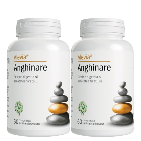 Protectie si Detoxifiere Hepatica - Anghinare Pachet Alevia 60+60 comprimate