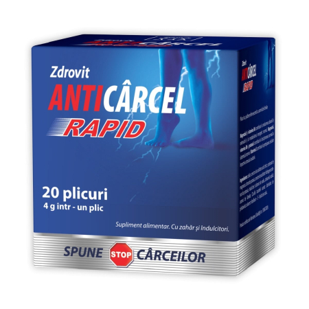 Dieta Si Wellness - Anticarcel Rapid 20 plicuri NATUR PRODUKT