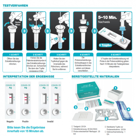 GENEDIA W COVID-19 Ag Test antigen rapid x 20 bucati [1]