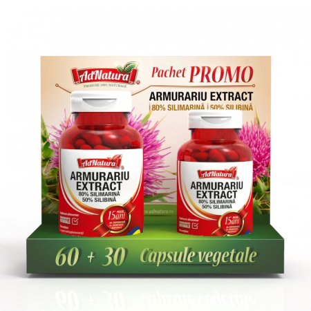 Circulatie periferica deficitara - ARMURARIU EXTRACT PACHET 60 + 30 CPS
