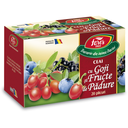 Dieta Si Wellness - Aromfruct Ceai Goji și Fructe de Pădure 20 plicuri