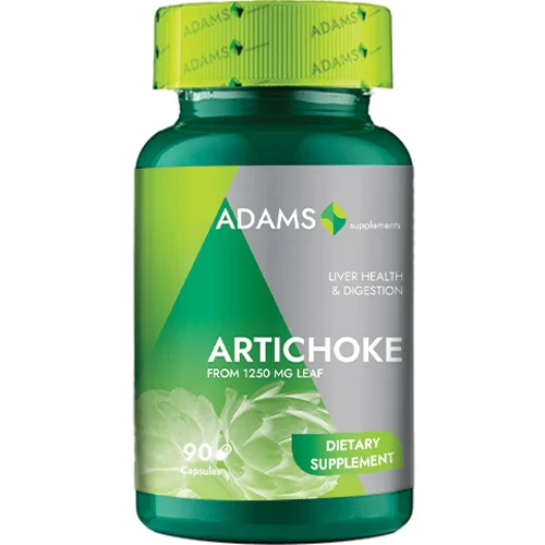 Protectie si Detoxifiere Hepatica - Artichoke Extract de anghinare 90 capsule Adams Vision
