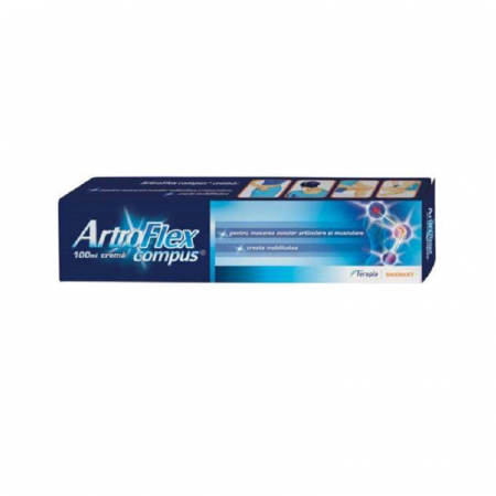 Au, scârțaie și doare-mobilitate scăzută + dureri osoase și articulare - ArtroFlex Compus Crema, 100 ml