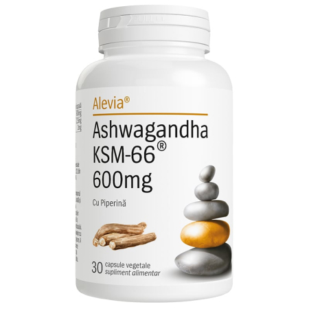 Vitamine Si Suplimente - Ashwagandha KSM-66 600 mg 30 capsule vegetale
