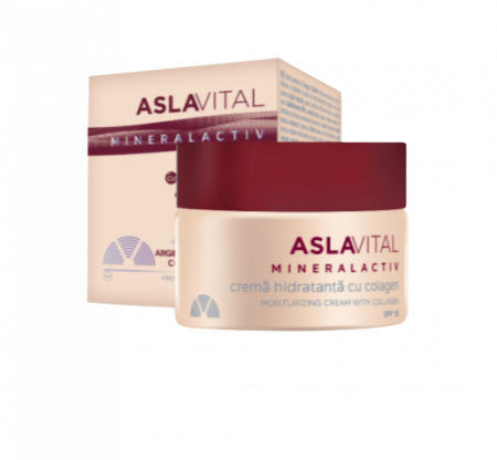 Altele - Aslavital Mineralactiv Crema antirid cu colagen SPF10 (1990), 50 ml