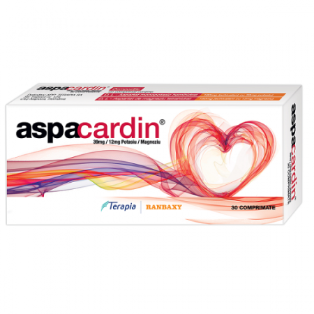 Alte medicamente OTC - Aspacardin, 30 Comprimate