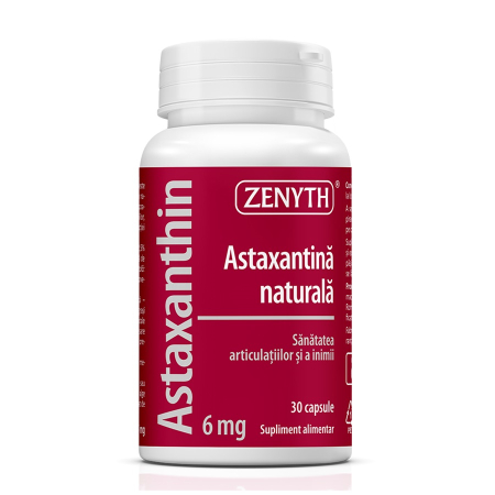 Vitamine si suplimente - Astaxantina Naturala 6Mg X 30Cps - Zenyth