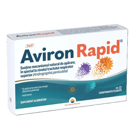Imunitate adulti - Aviron Rapid 24 comprimate filmate Sun Wave Pharma