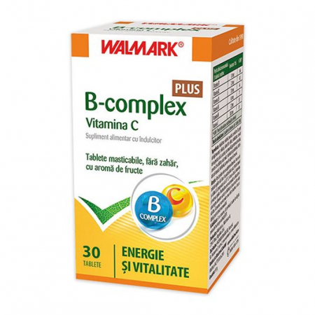Imunitate - B-Complex Plus Vitamina C X 30 Tablete