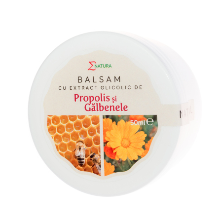 Creme si unguente - Balsam cu extract glicolic de propolis și gălbenele 50 ml