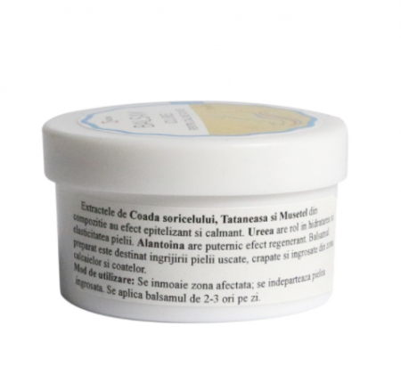 Balsam cu uree pentru călcâie şi coate , 50 ml, ∑NATURA [2]