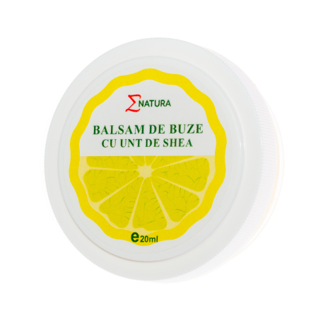 Balsam de buze cu unt de shea Enatura 20 ml