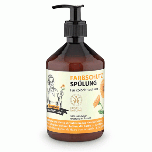 Circulatie periferica deficitara - Balsam protector de culoare pt par vopsit bio 500ml Oma Gertrude