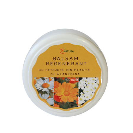 Multivitamine si minerale adulti - Balsam regenerant cu extracte din plante și alantoină 100 ml Enatura