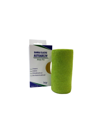 Bandaje si Fese Elastice - Bandaj elastic autoadeziv Help 10 cm / 4,5 m