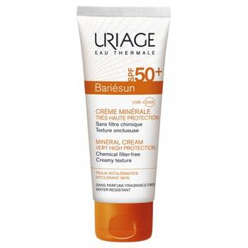 Dermato-cosmetice - Crema Minerala Protectie Solara SPF 50+ Bariesun X 100ML - Uriage