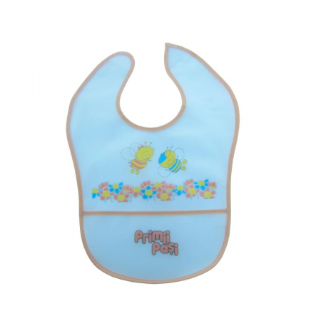 Accesorii - Baveta transparenta imprimata, cu buzunar si velcro R0551