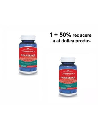 Diabet - Berberina Bio-Activa X 60 capsule Herbagetica