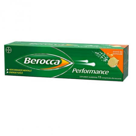 Vreau să țin minte! - Berocca performance, 15 comprimate efervescente