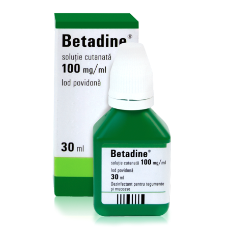 Antiseptice - Betadine 10% sol.cut x 30ml