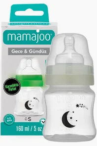 Ingrijire Copii - Biberon Mamajoo Night&Day 160 ml + Tetină 1/S