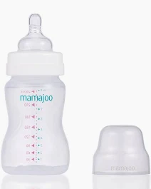 Ingrijire Copii - Biberon Silver 250 ml cu tetină 2/M Mamajoo