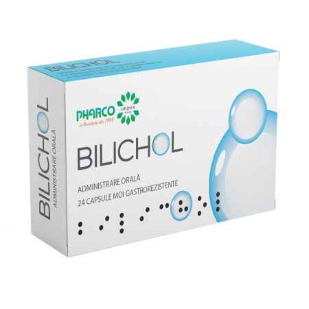 Medicamente OTC - Bilichol x 24cps.moi