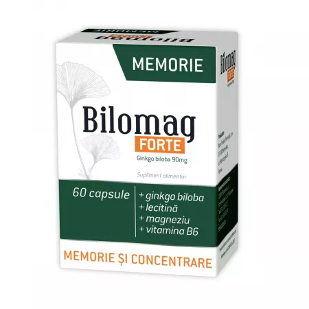 Promotiile lunii Septembrie - Bilomag Forte Memorie X 60 Capsule