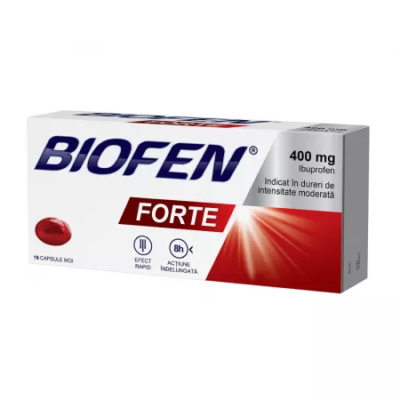 Sistemul Respirator - Biofen Forte 400Mg , 16Capsule