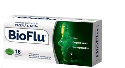 Bioflu X 16 capsule moi Biofarm