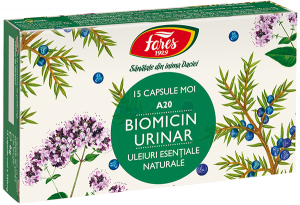 Sistemul Uro-genital - Biomicin urinar (A20), 15 capsule moi