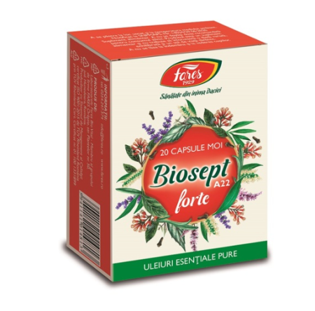 Multivitamine si minerale adulti - Biosept Forte Fares 30 capsule moi, 20 Capsule