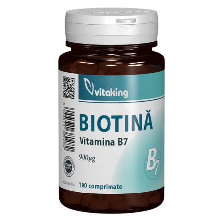 PRODUSE - Biotina (Vitamina B7), 100 comprimate