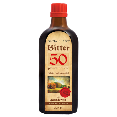 Bitter din 50 plante de leac cu ganoderma 200 ml Dacia Plant [3]