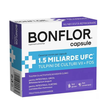 Multivitamine si minerale adulti - Bonflor 20 capsule Fiterman Pharma
