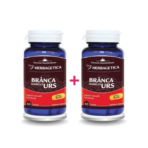 Produse bio si naturiste - Brânca Marelui Urs Herbagetica 60 capsule