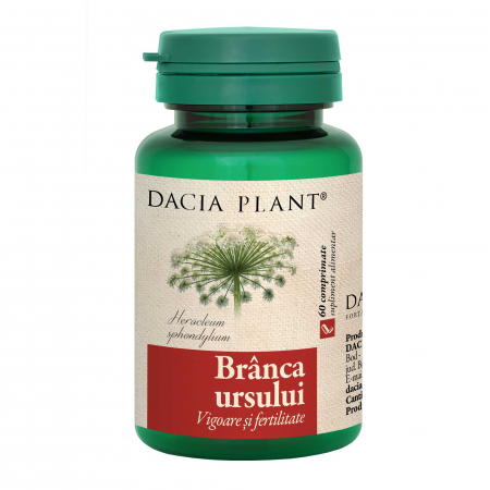 Produse autohtone - Branca ursului, 60 comprimate