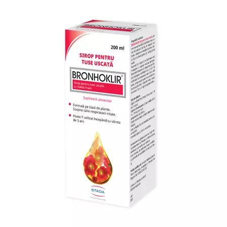 PRODUSE - Bronhoklir Sirop Tuse Uscata X 200ML