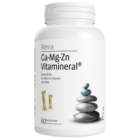 Imunitate - Ca-Mg-Zn Vitamineral, 60 comprimate