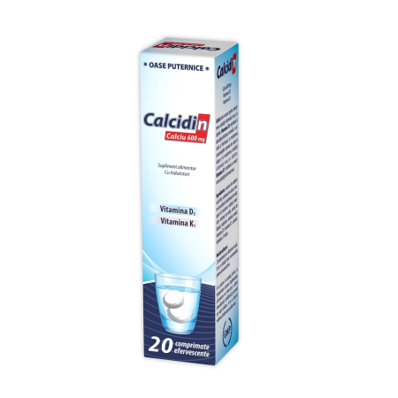 Reumatologie Si Traumatisme - Calcidin 600 mg 20 comprimate efervescente